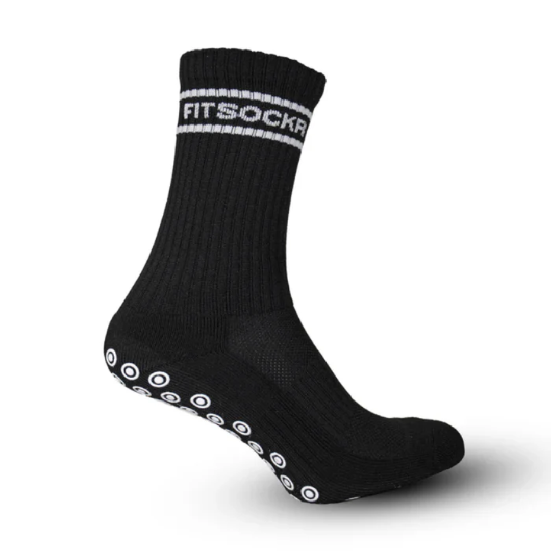 FitSockr gripsokken V2 Stripe - Zwart