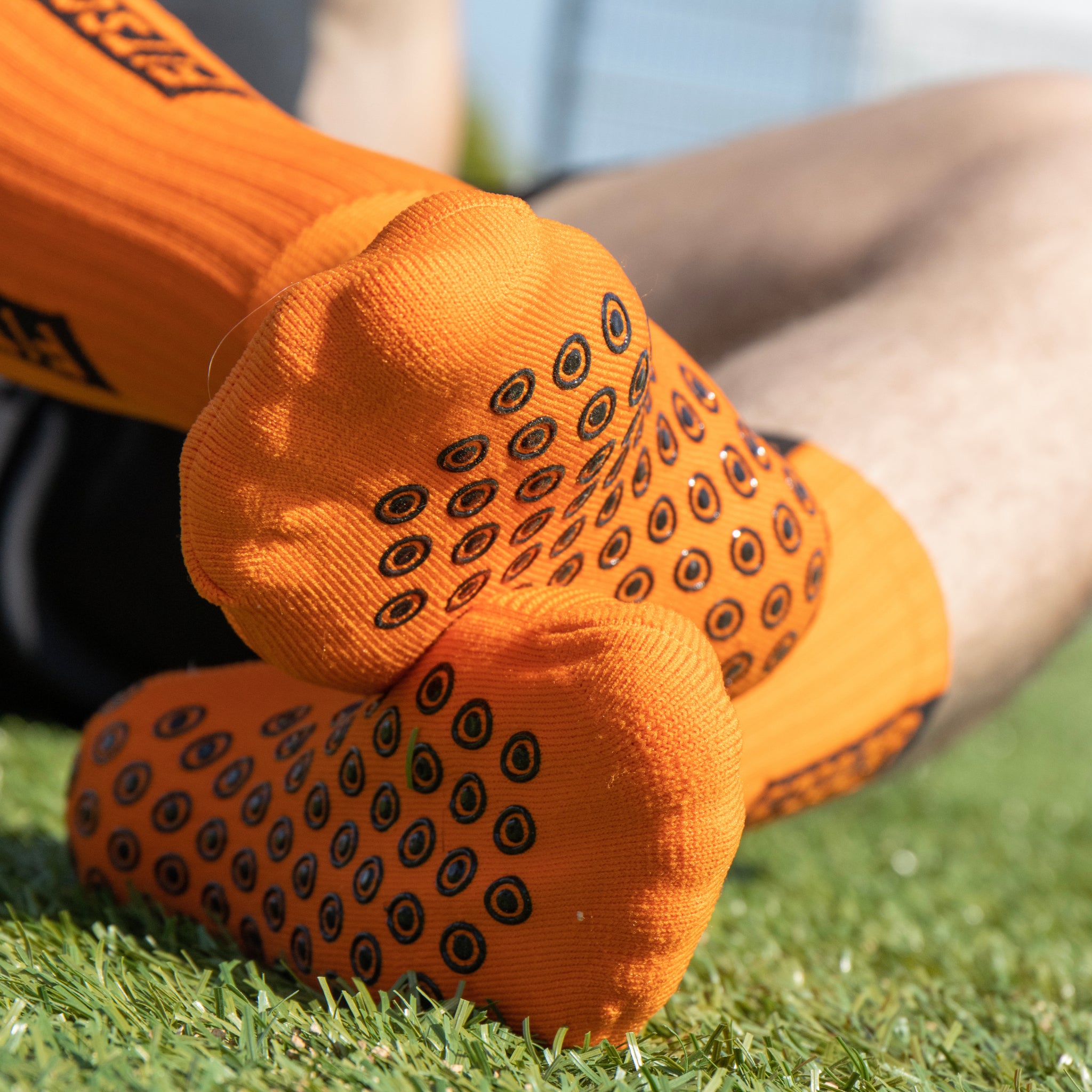 FitSockr Gripsokken Oranje