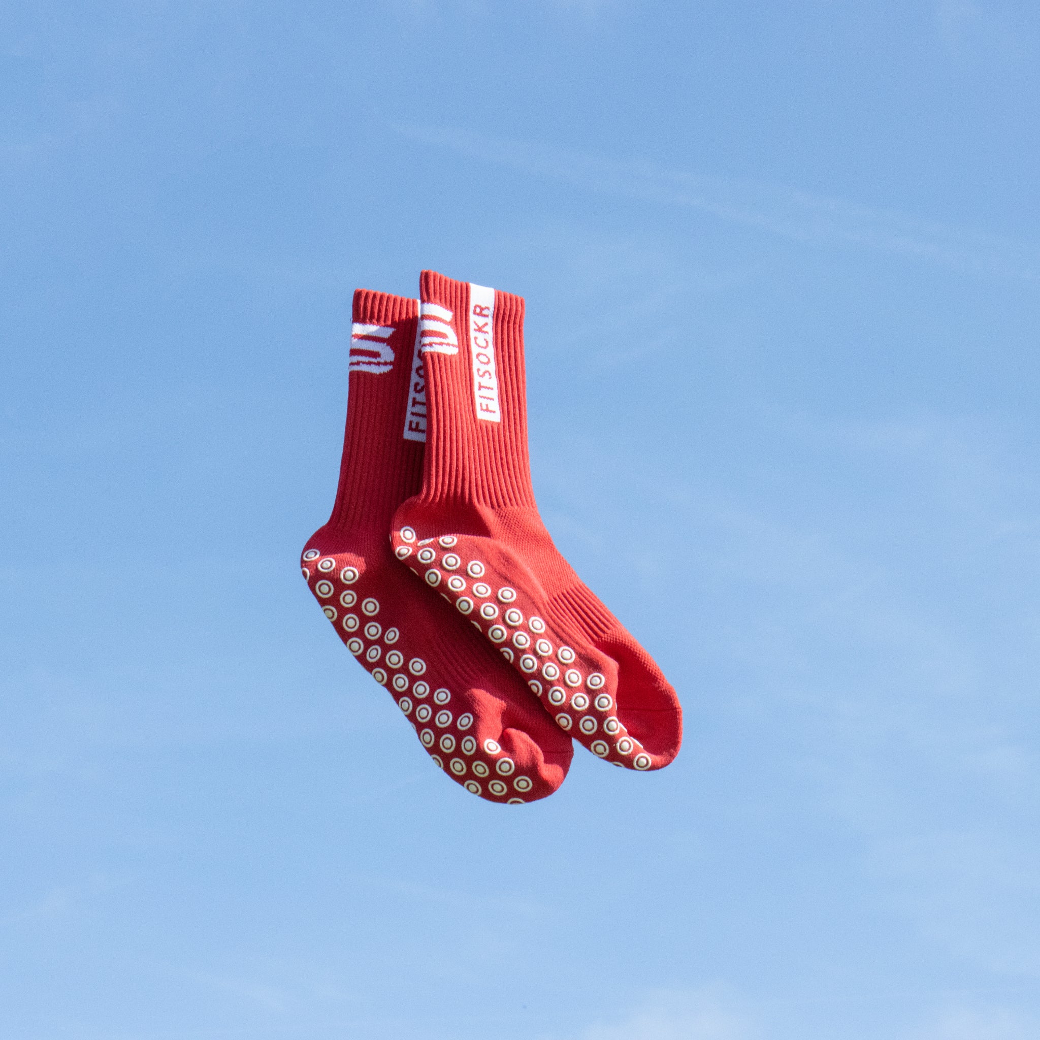 FitSockr Gripsokken Rood