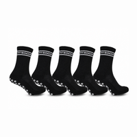 FitSockr gripsokken V2 Stripe - Zwart - 5 Paar