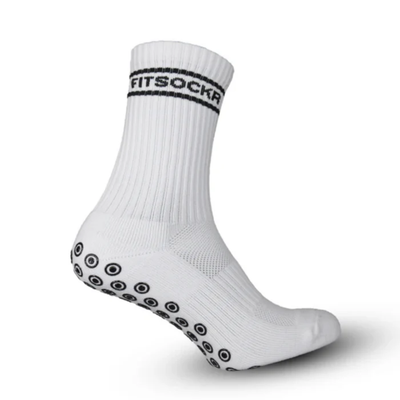 FitSockr Gripsokken V2 Stripe - Wit