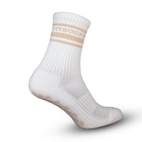FitSockr Gripsokken V2 Line - Wit Beige