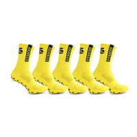 FitSockr Gripsokken One - Geel - 5 paar