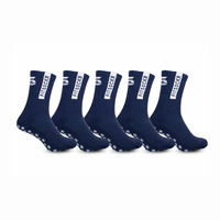 FitSockr Gripsokken One - Marine Blauw - 5 paar
