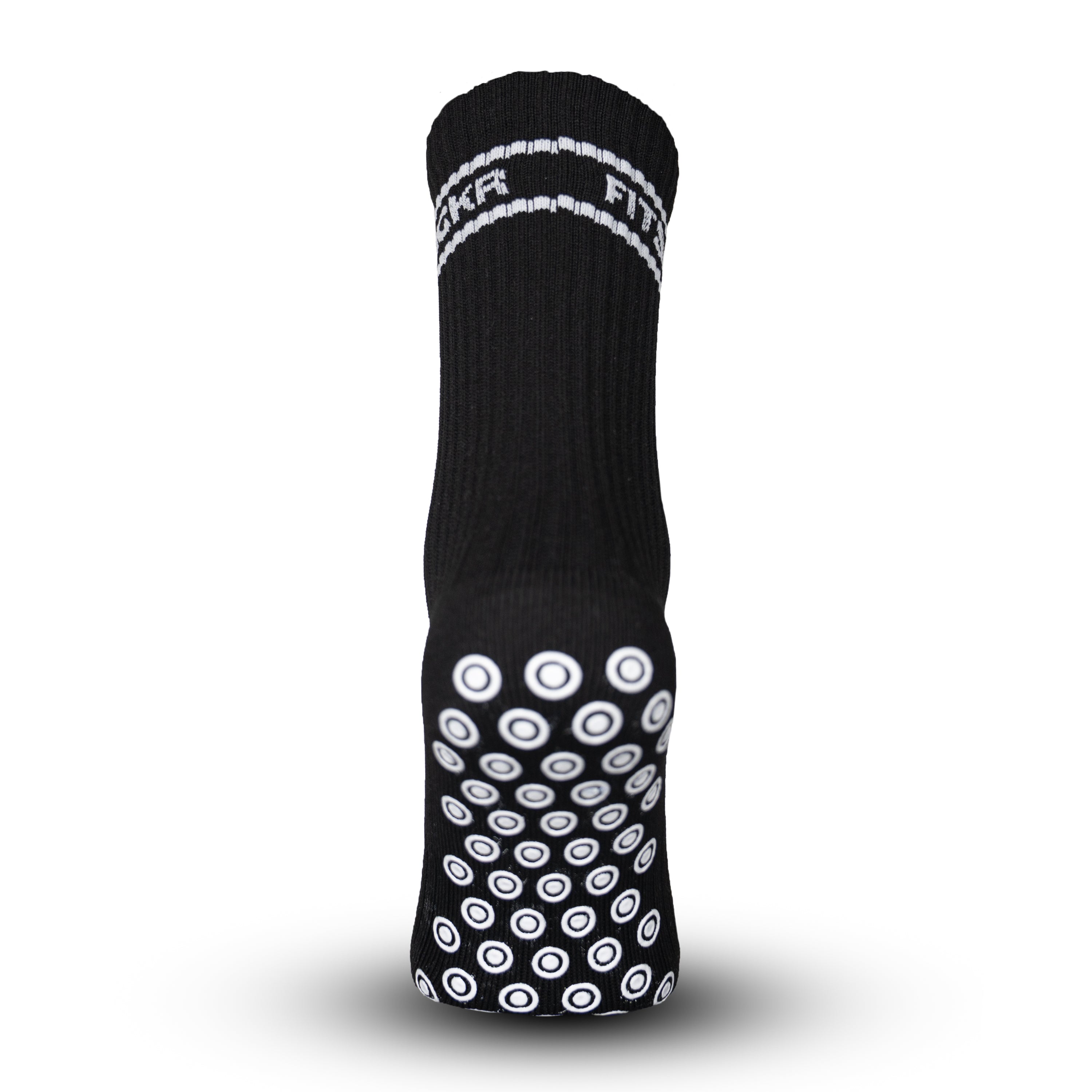 FitSockr Gripsokken Stripe - Zwart 3 paar