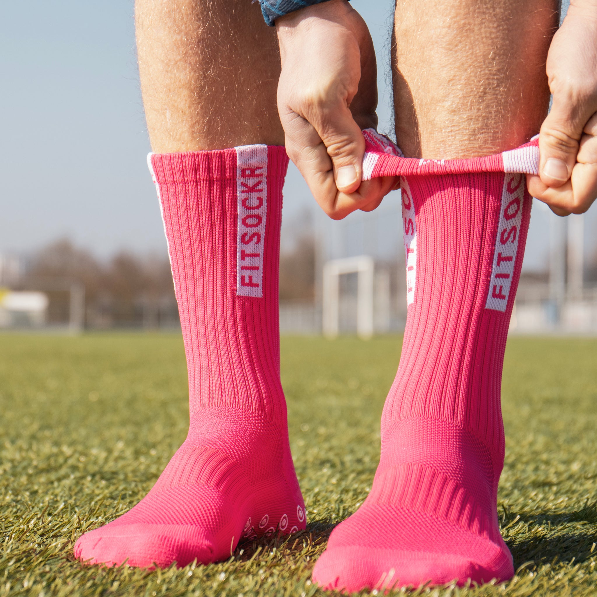 FitSockr Gripsokken Roze