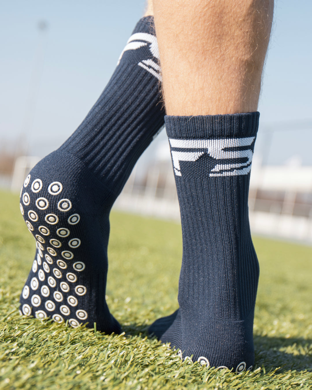 FitSockr Gripsokken One - Marine Blauw - 2 Paar