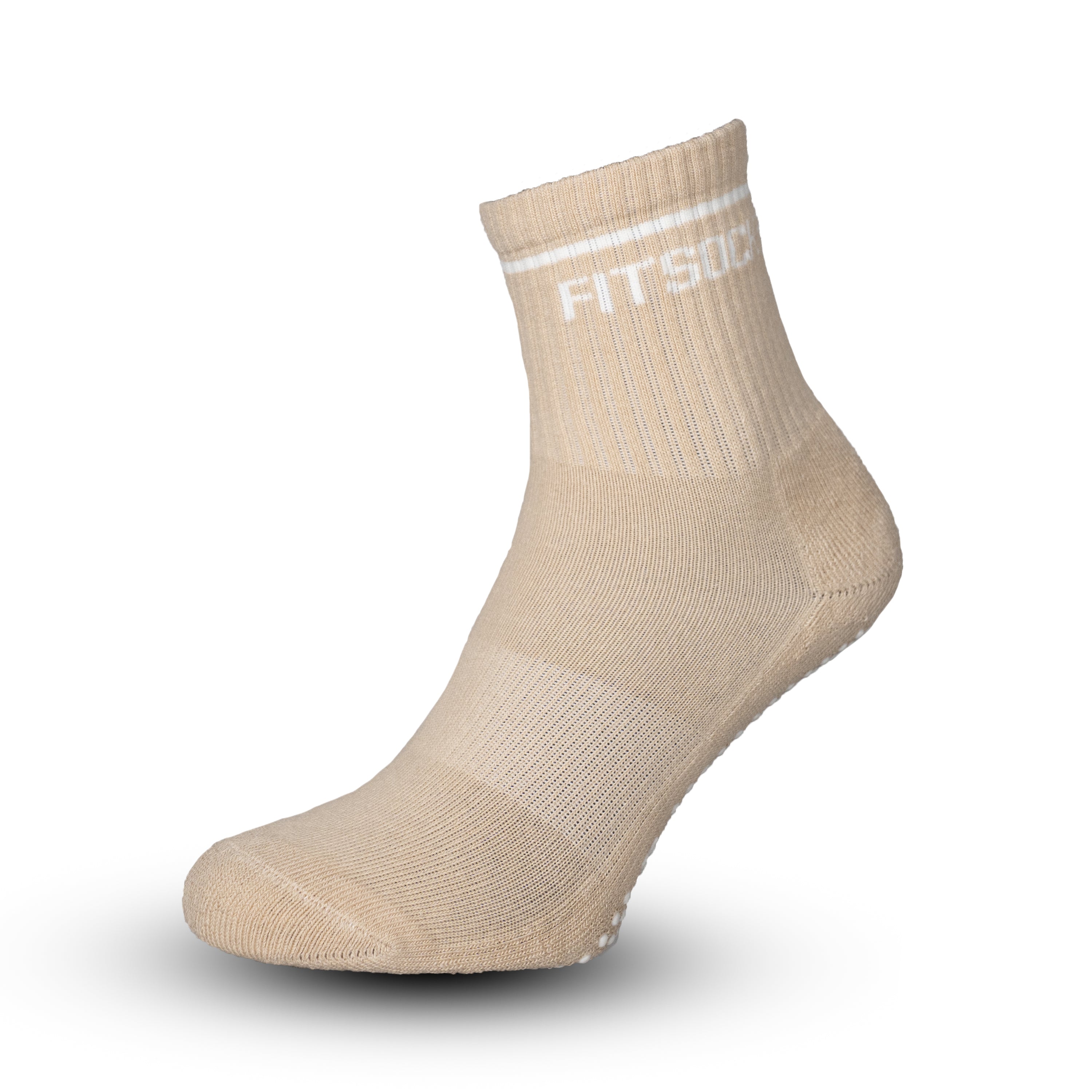 FitSockr Gripsokken Balance - Pilates - Beige